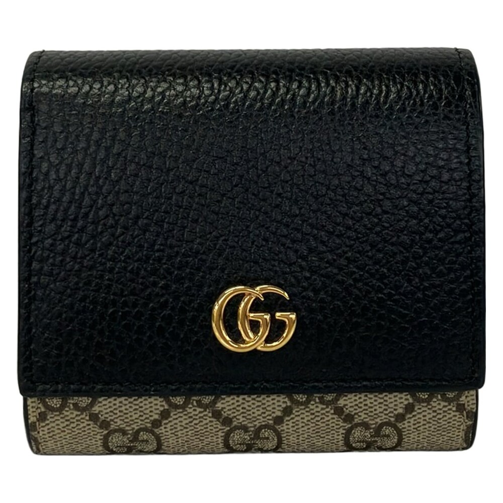 Gucci Gg Marmont Black Dark Brown Beige #363093G58B